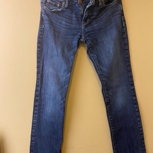 Abercrombie size 0 straight cut.